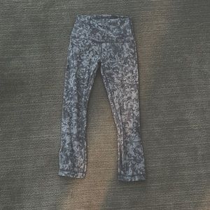 Lululemon Gray Speckled Print Align Leggings